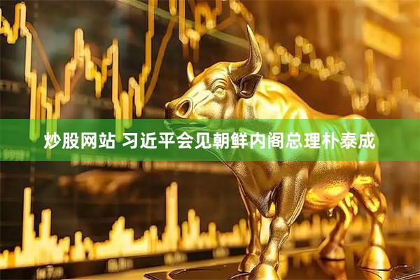 炒股网站 习近平会见朝鲜内阁总理朴泰成